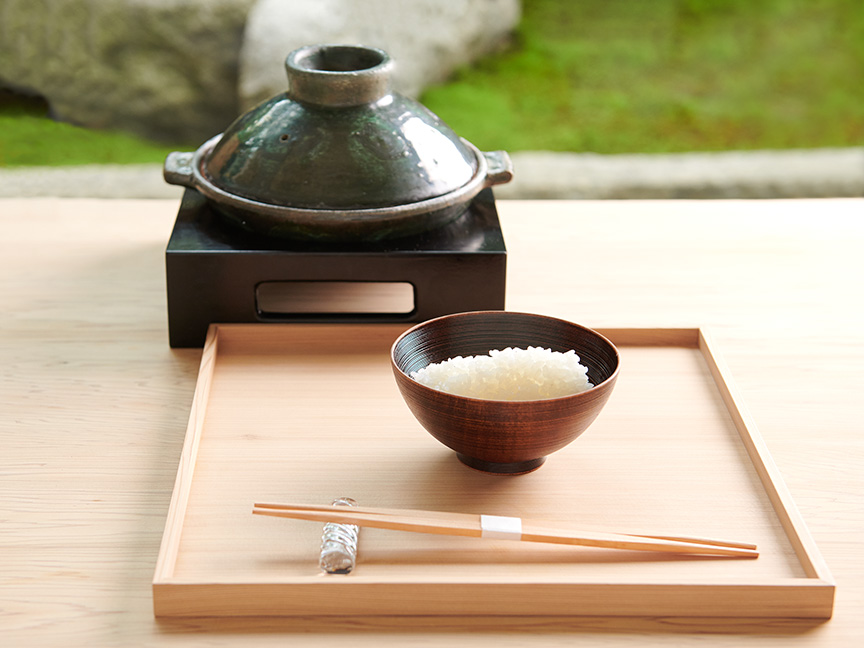神田さんがお店で提供する「主役」の土鍋ごはんの画像です。