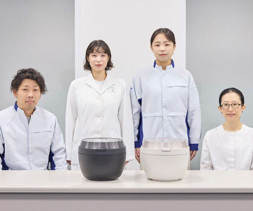 写真：炊飯器開発者