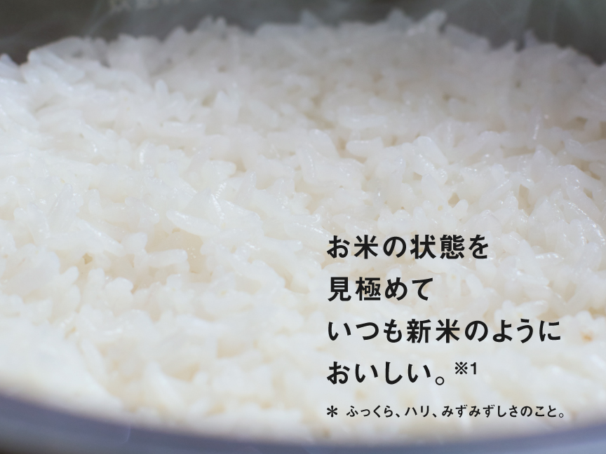 匠のように炊き上げる「ビストロ匠技AI」 | 炊飯器 | Panasonic