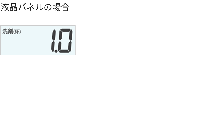 液晶パネルの場合