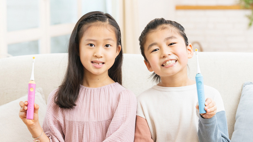 歯の生え変わり時期、こども用の電動歯ブラシが気になる！