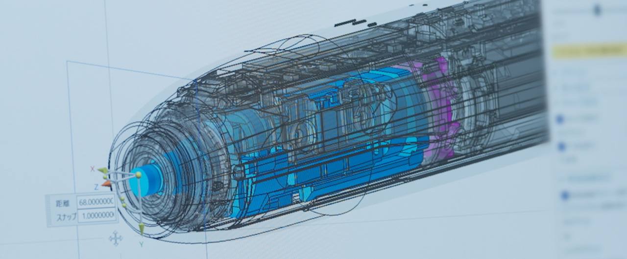 写真：電動歯ブラシの設計図案