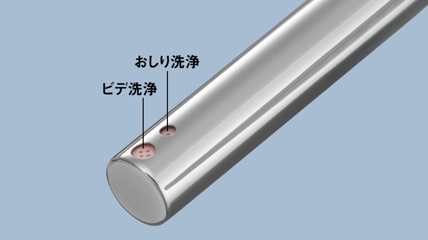 汚れが付きにくいステンレス素材