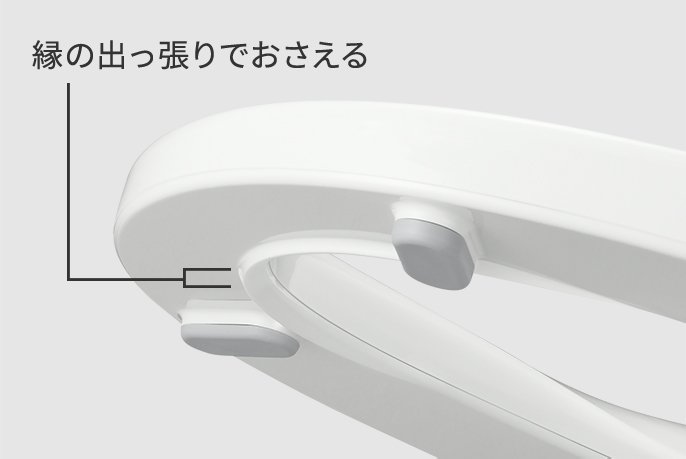漏れをガードし、床の汚れの対策