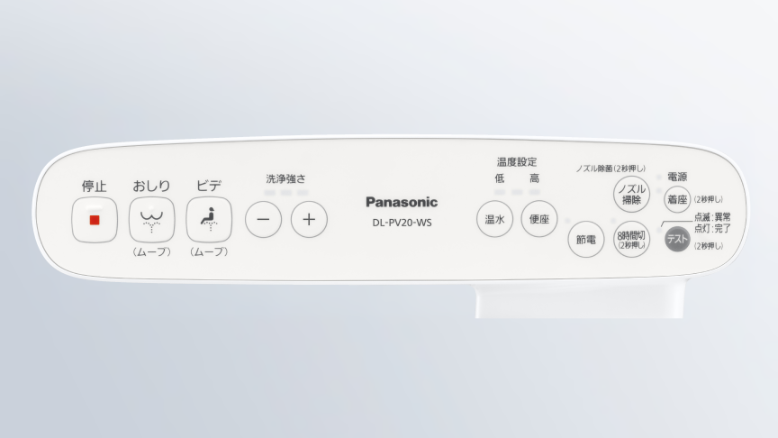 使いやすい操作部