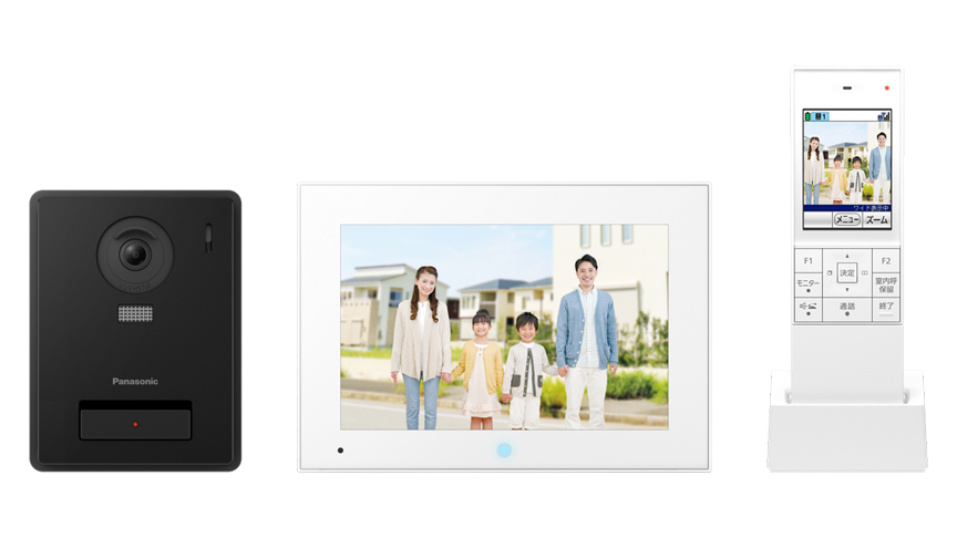ワイヤレスモニター付テレビドアホン 3-7タイプ（電源コード式）　VL-X70AHF　商品画像