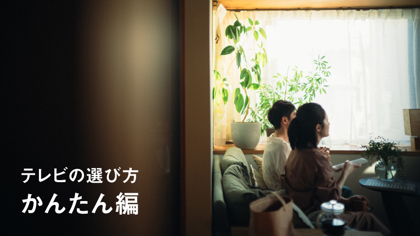 テレビの選び方　かんたん編