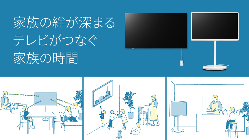 家族の絆が深まるテレビがつなぐ家族の時間