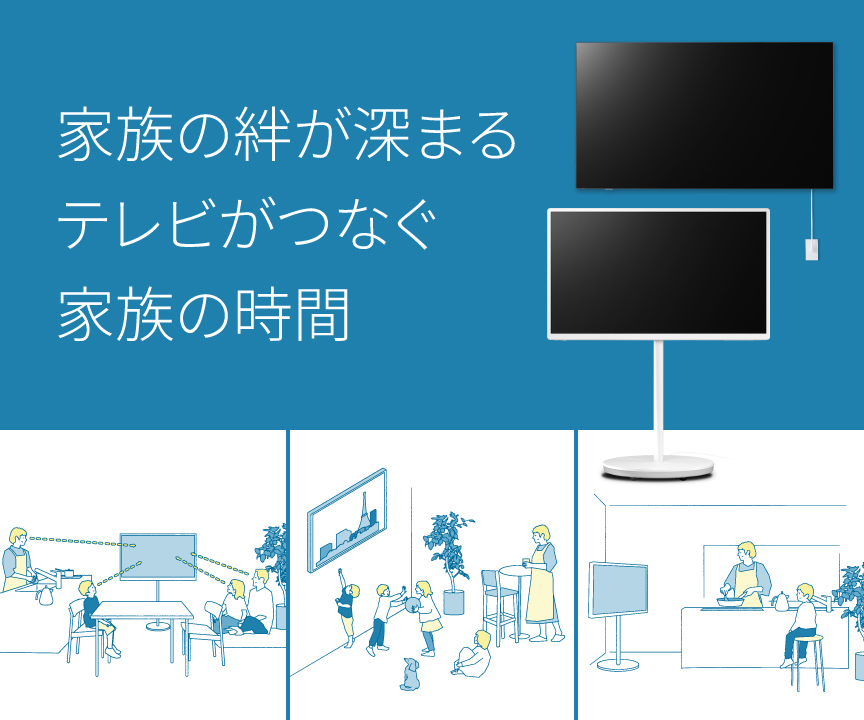 家族のきずなが深まる　テレビがつなぐ家族の時間