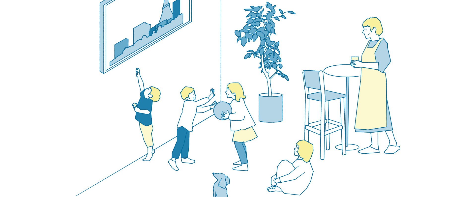 テレビと程よく距離を置く