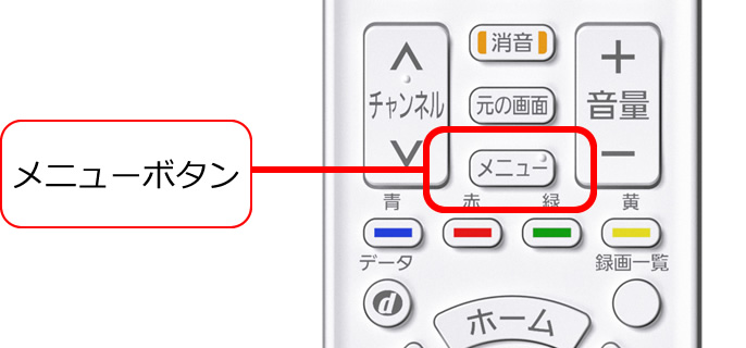 ［メニュー］よく使う機能をかんたんに操作できる