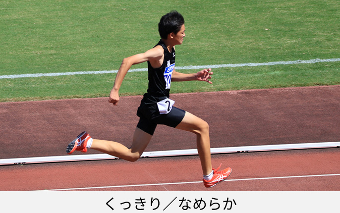 くっきり／なめらか