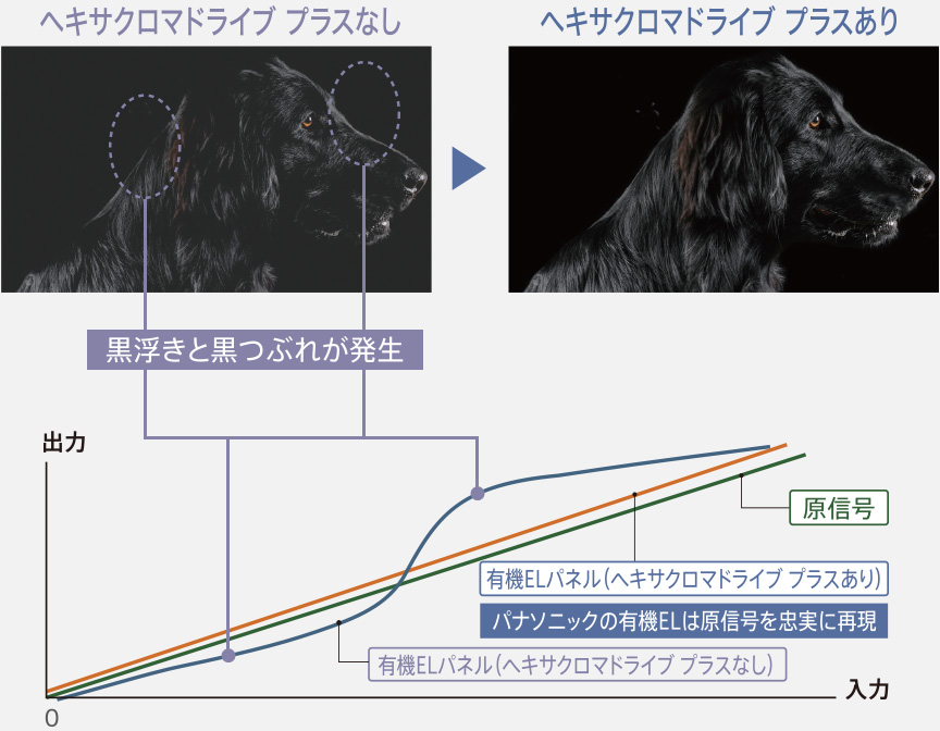 暗部階調補正のイメージ
