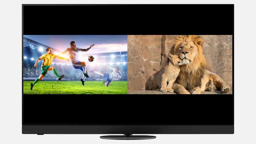 2画面表示のイメージ