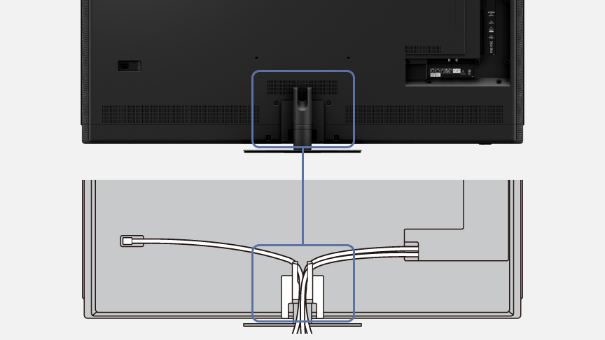 端子部カバーとケーブルガイドのイメージ