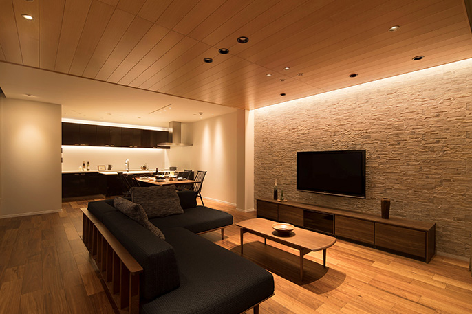 住宅照明のシミュレーションのイメージ