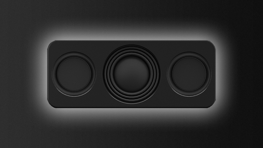 大出力の新ウーハーのイメージ