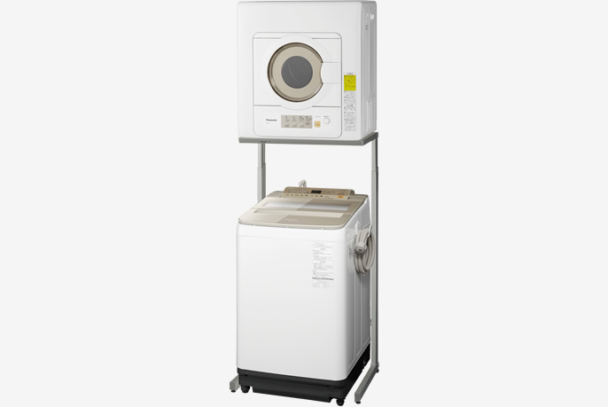 衣類乾燥機 Panasonic NH-D603 2019年製 スタンド付き - 家具