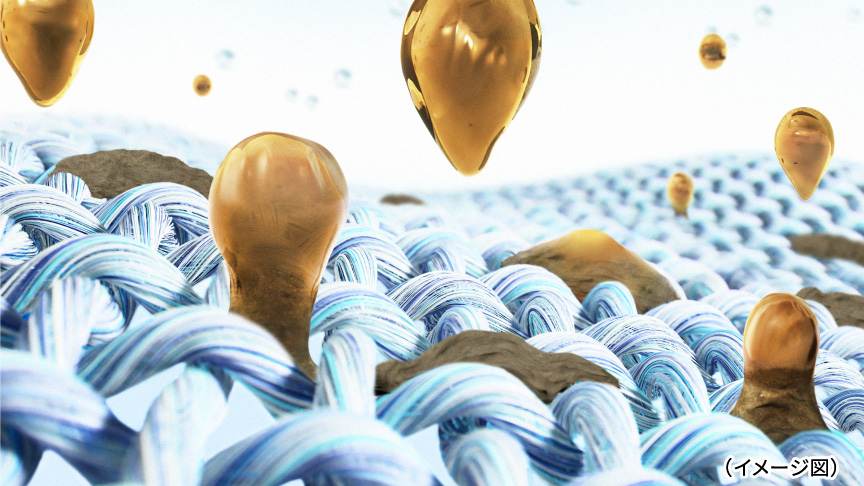 蓄積した皮脂汚れも「汚れはがしコース」で予洗いなしでラク落ち