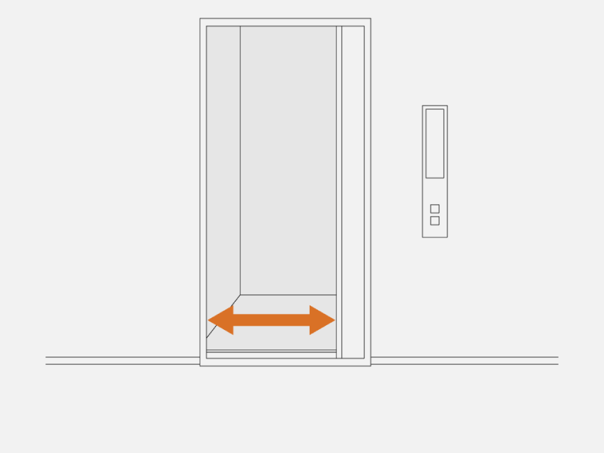 イメージイラスト：建物・共用エレベーター