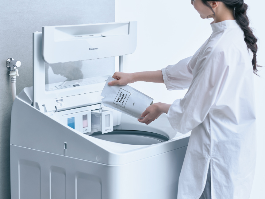 イメージ：自動投入のタンク