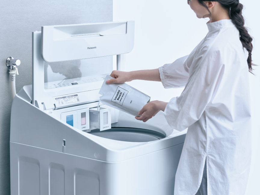 イメージ：自動投入のタンク