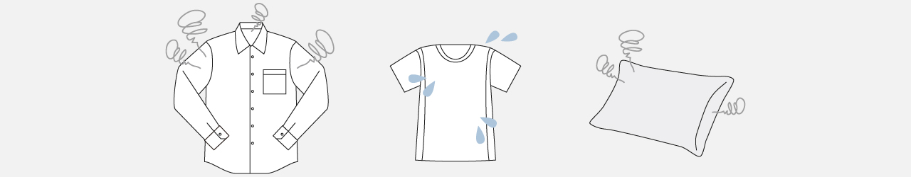 におうワイシャツ,汗をかいたスポーツウェア,におう枕カバー