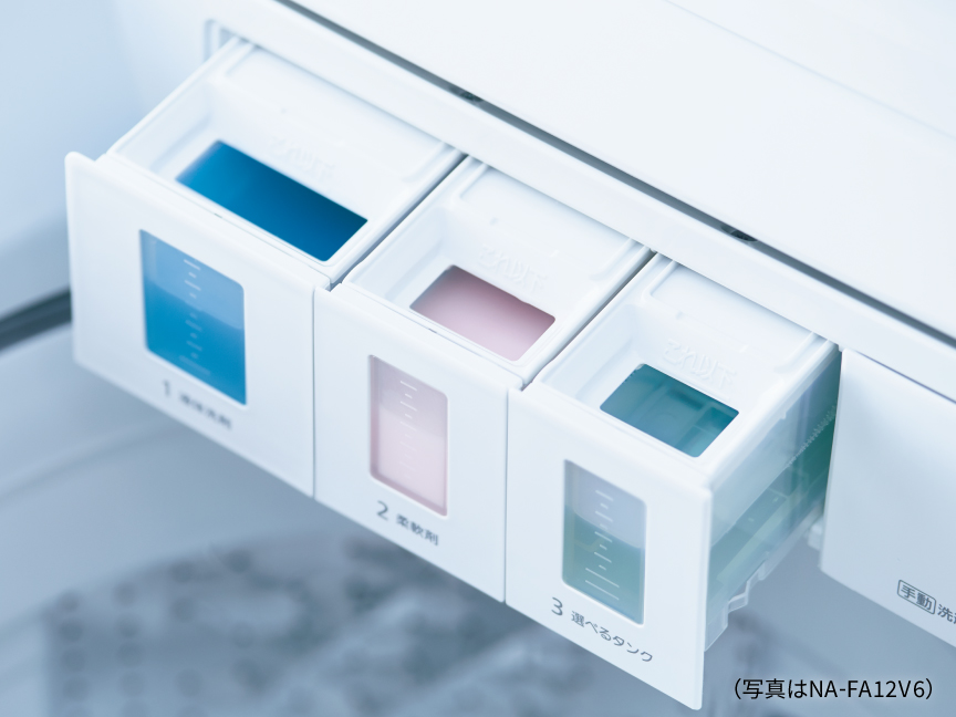 広い注ぎ口　(写真はNA-FA12V6)