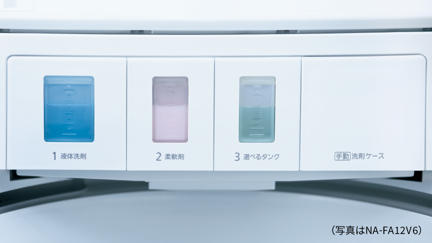 残量が一目でわかる​　(写真はNA-FA12V6)