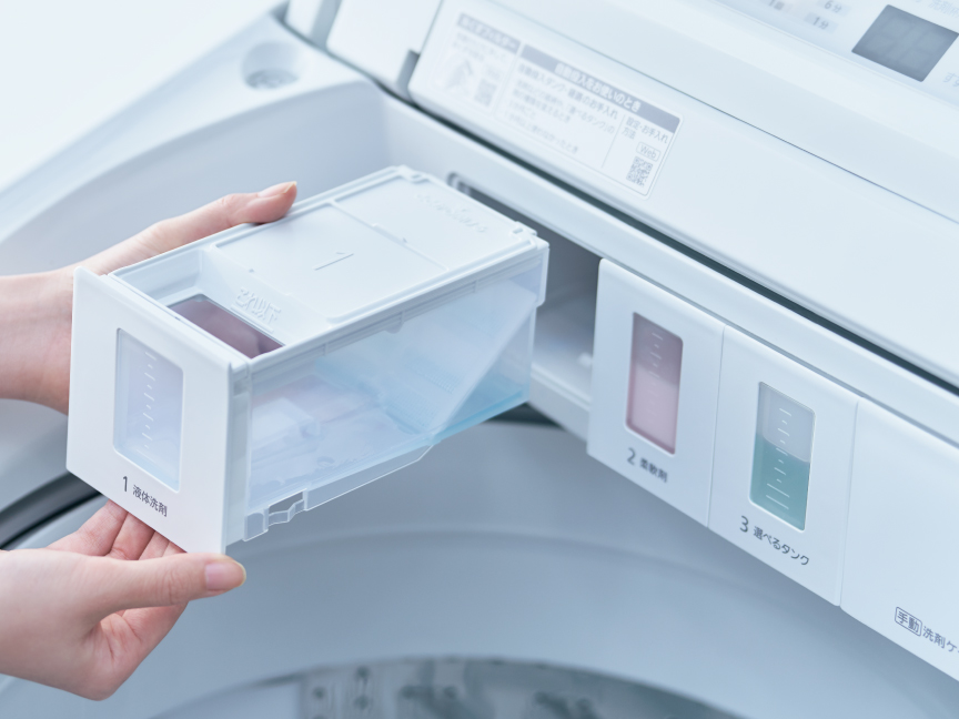 縦型洗濯機FAシリーズ特長：自動投入 | 洗濯機・衣類乾燥機 | Panasonic