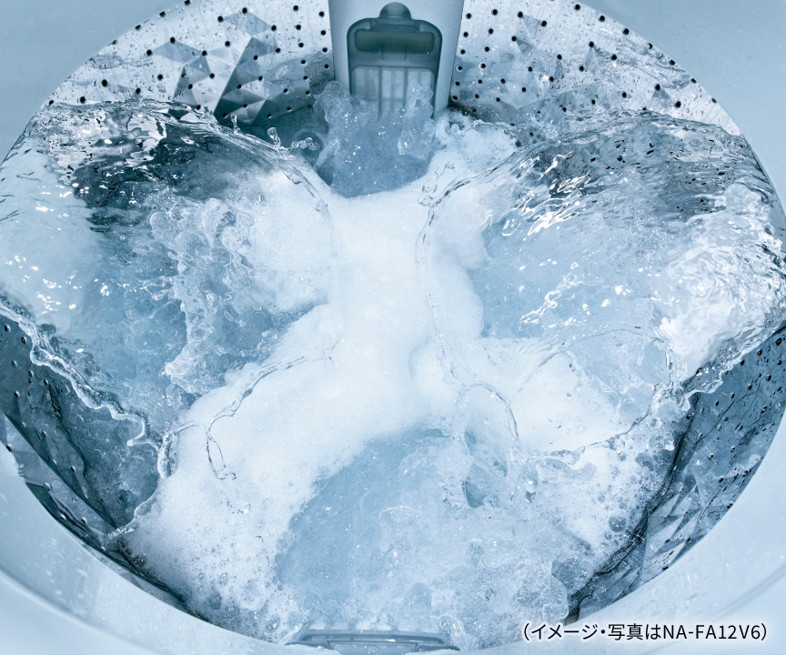 スゴ落ち泡洗浄　(イメージ・写真はNA-FA12V6)