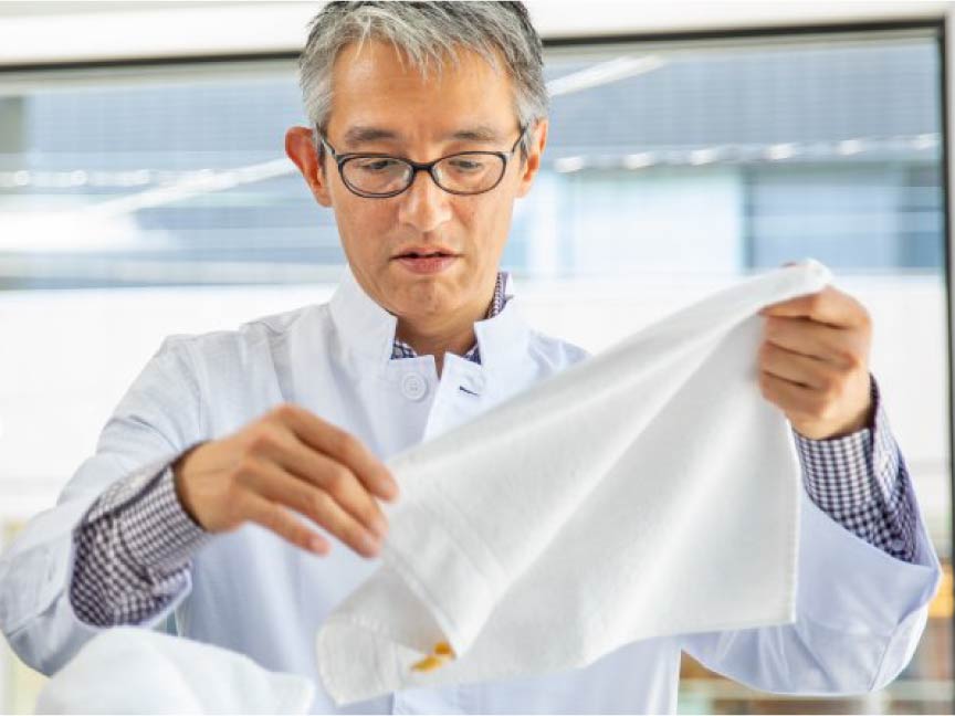 特長：タオル専用コースへのリンク