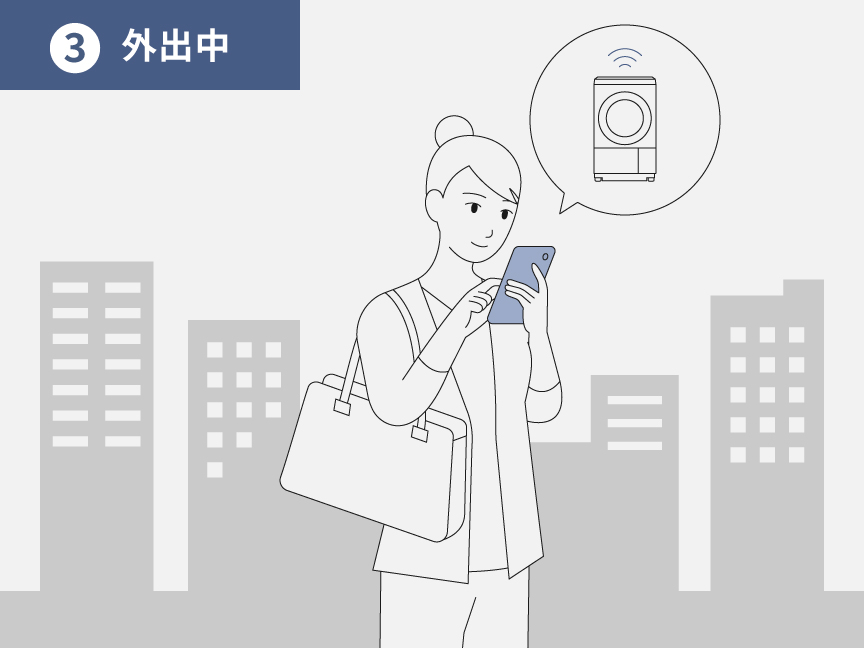 3.外出中