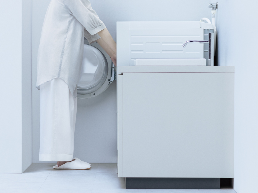 設置イメージ：幅もスッキリ置ける