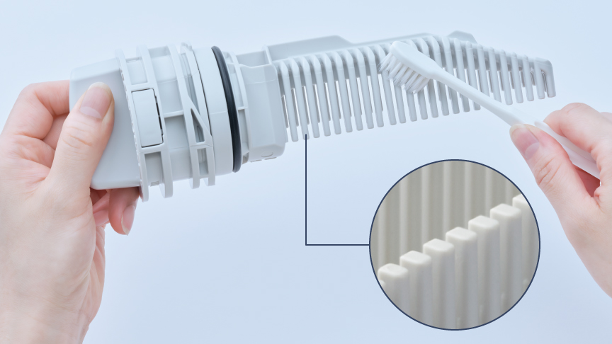 排水フィルターお手入れへのリンク