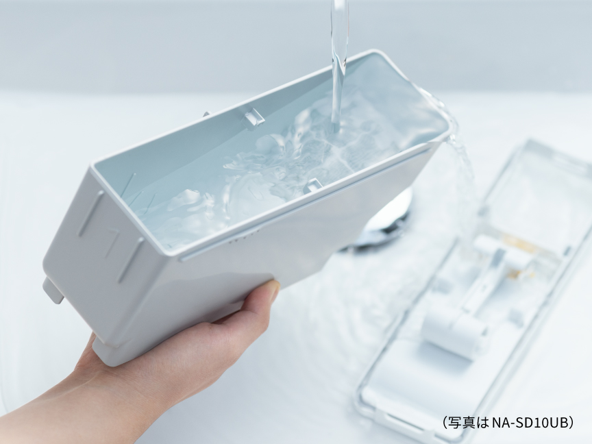 お手入れしやすいタンク