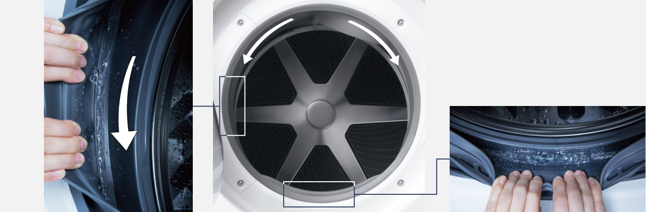 窓パッキング洗いのイメージ