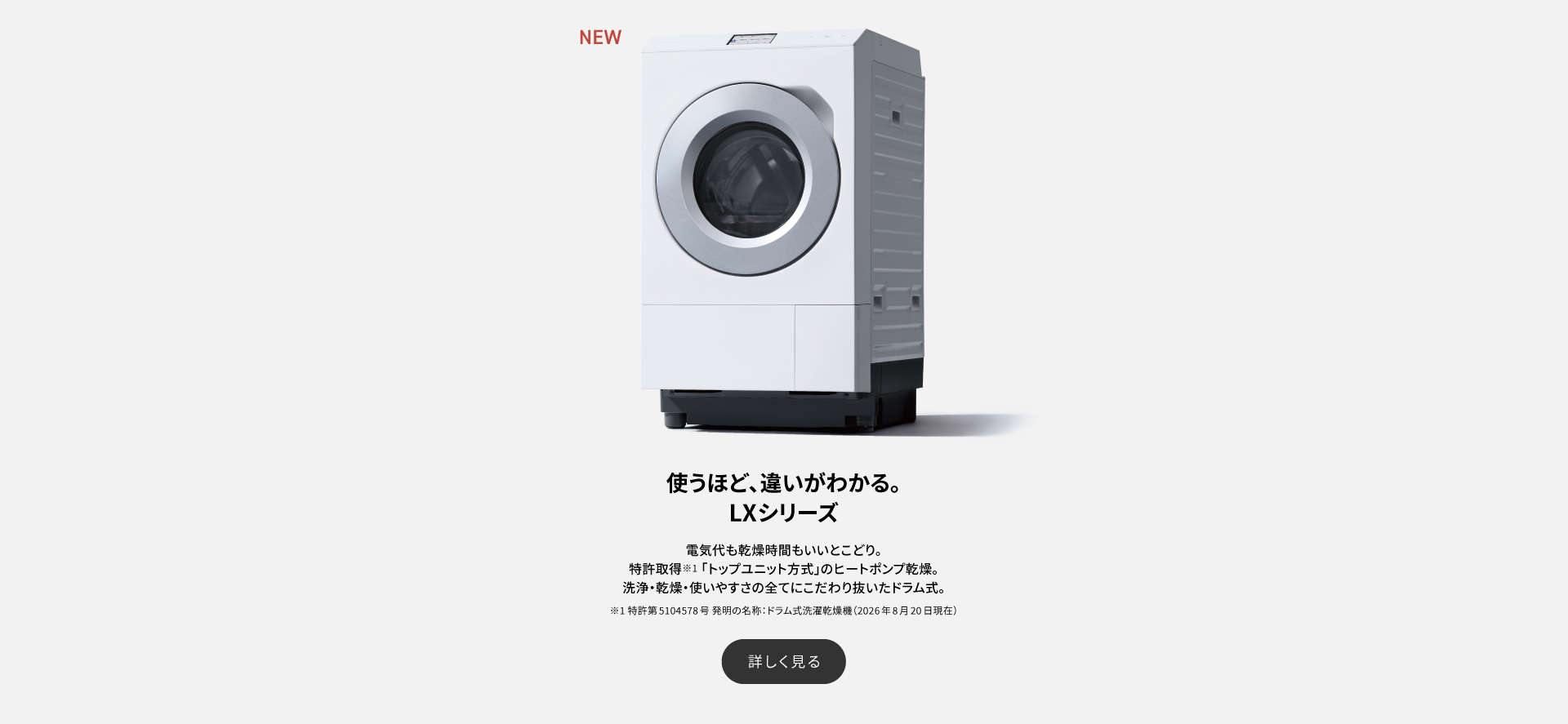使うほど、違いがわかる。LXシリーズ