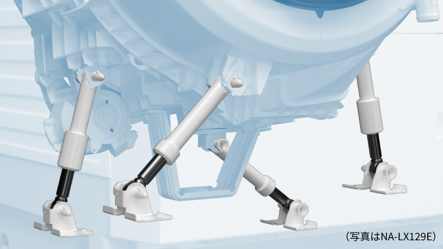 写真：低振動設計