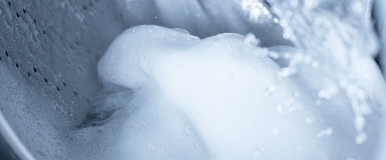 写真：洗濯中の槽内イメージ