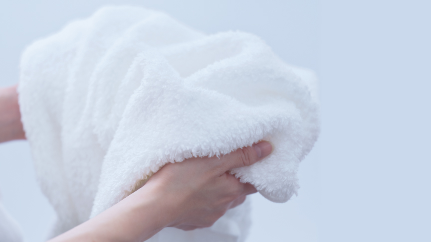写真：ふんわりしたタオルのイメージ