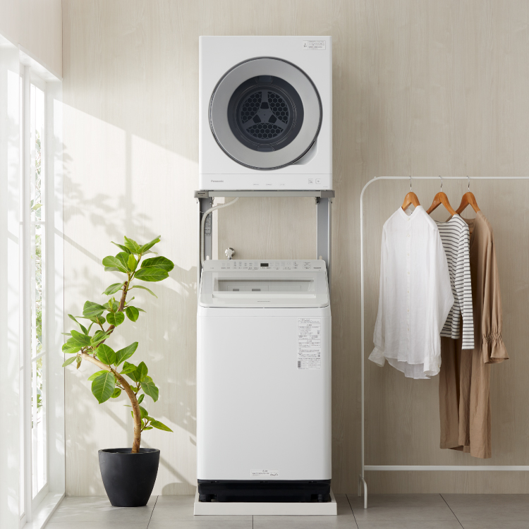 Panasonic 衣類乾燥機 スタンドセットNH-D503 2019年製 - 衣類乾燥機