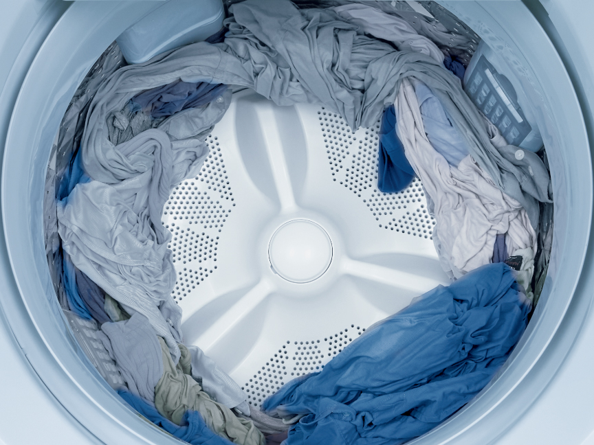 イメージ：脱水終了直後「からみほぐし」前