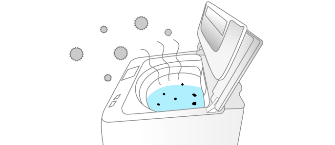 イメージ：洗濯槽のカビ