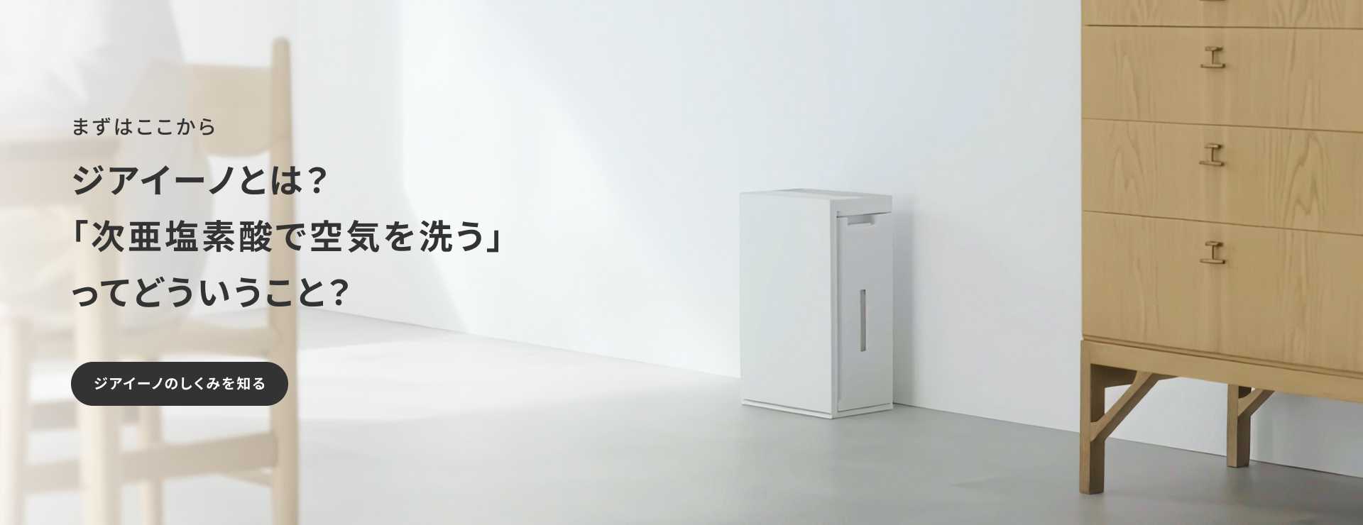 次亜塩素酸 空間除菌脱臭機（ジアイーノ） | カテゴリー概要 | Panasonic