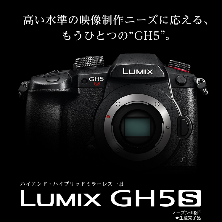 DC-GH5S | Gシリーズ 一眼カメラ | 商品一覧 | LUMIX（ルミックス 