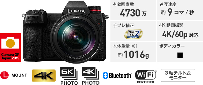Sシリーズ フルサイズ一眼カメラ | 商品一覧 | LUMIX（ルミックス