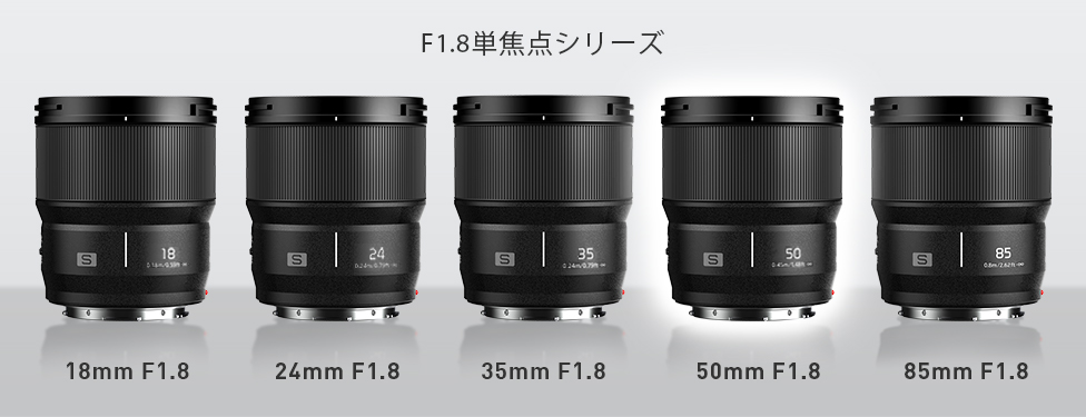 カメラ レンズ(単焦点) LUMIX S 50mm F1.8 | Sシリーズ 交換レンズ | 商品一覧 | LUMIX 