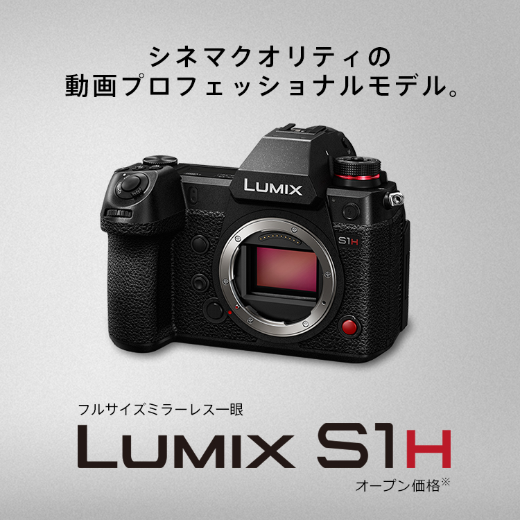 DC-S1H | Sシリーズ フルサイズ一眼カメラ | 商品一覧 | LUMIX 