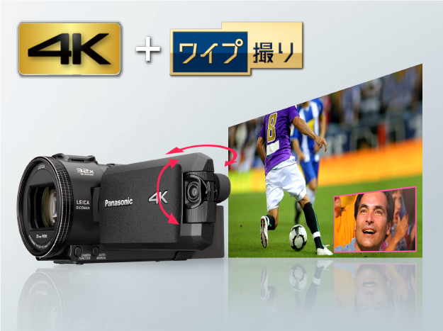 さらに美しく鮮明に進化した4K高画質 | WXF1M/WZXF1M | 商品一覧 | デジタルビデオカメラ | Panasonic